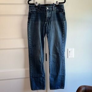 Straight leg curvy jeans